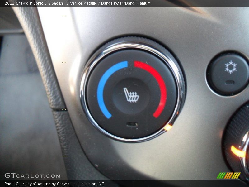 Silver Ice Metallic / Dark Pewter/Dark Titanium 2012 Chevrolet Sonic LTZ Sedan