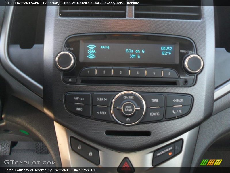 Silver Ice Metallic / Dark Pewter/Dark Titanium 2012 Chevrolet Sonic LTZ Sedan