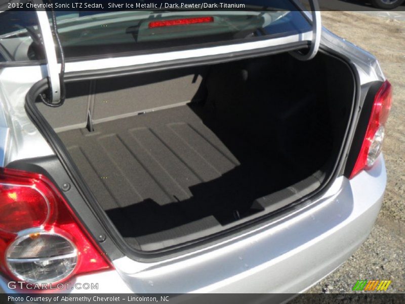  2012 Sonic LTZ Sedan Trunk