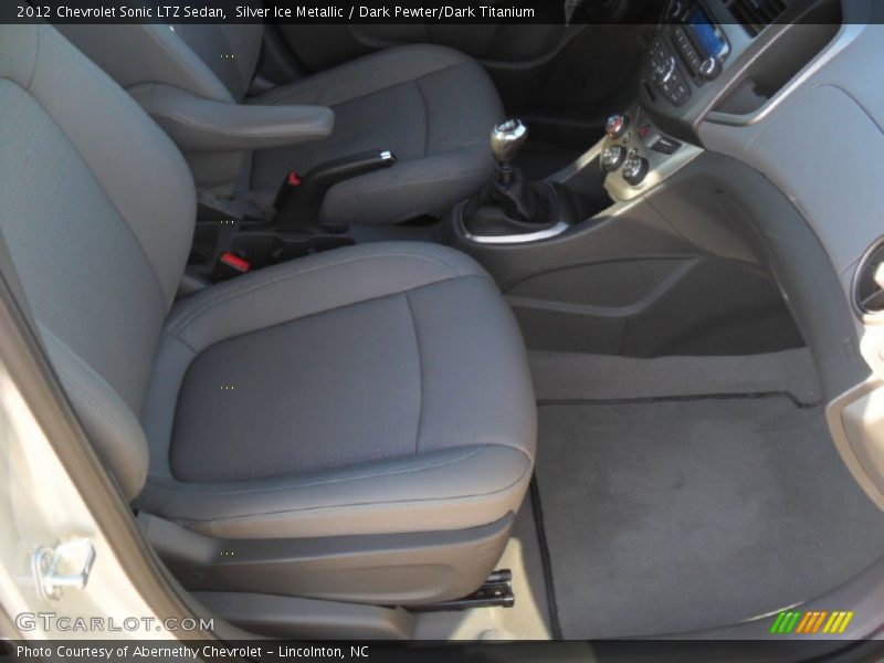 Silver Ice Metallic / Dark Pewter/Dark Titanium 2012 Chevrolet Sonic LTZ Sedan
