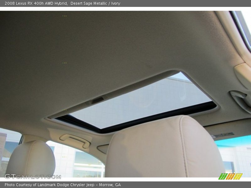 Desert Sage Metallic / Ivory 2008 Lexus RX 400h AWD Hybrid