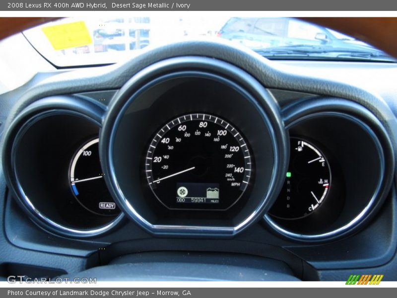 Desert Sage Metallic / Ivory 2008 Lexus RX 400h AWD Hybrid