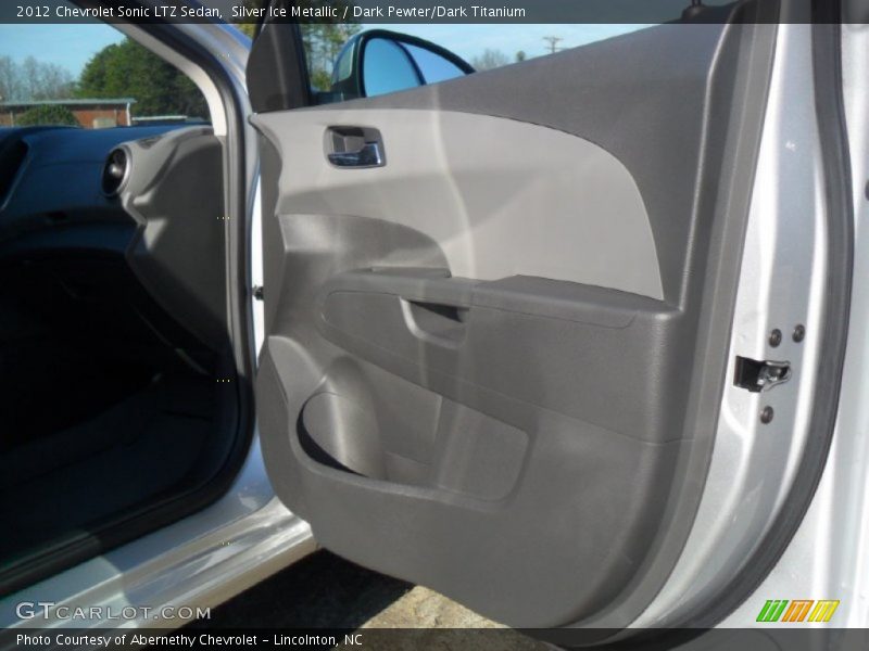 Silver Ice Metallic / Dark Pewter/Dark Titanium 2012 Chevrolet Sonic LTZ Sedan