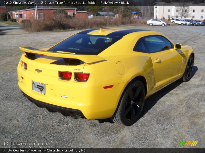 Rally Yellow / Black 2012 Chevrolet Camaro SS Coupe Transformers Special Edition