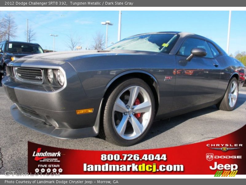 Tungsten Metallic / Dark Slate Gray 2012 Dodge Challenger SRT8 392