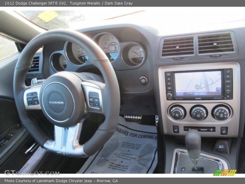 Tungsten Metallic / Dark Slate Gray 2012 Dodge Challenger SRT8 392