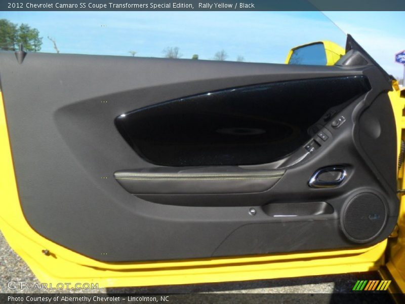 Door Panel of 2012 Camaro SS Coupe Transformers Special Edition