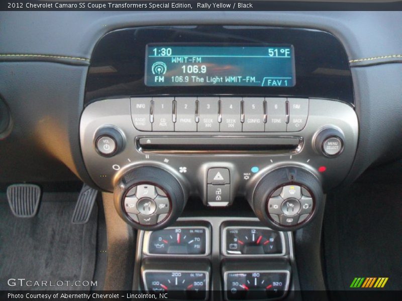 Audio System of 2012 Camaro SS Coupe Transformers Special Edition