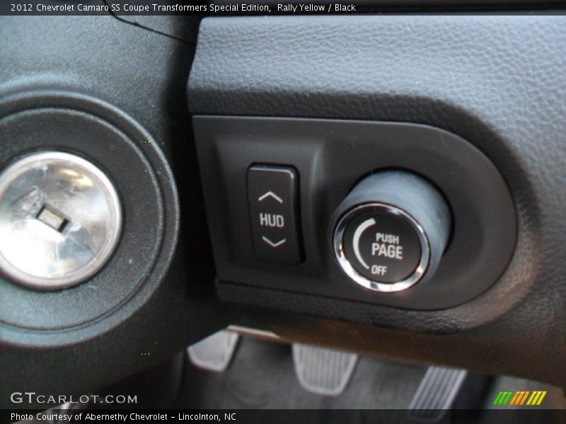 Rally Yellow / Black 2012 Chevrolet Camaro SS Coupe Transformers Special Edition