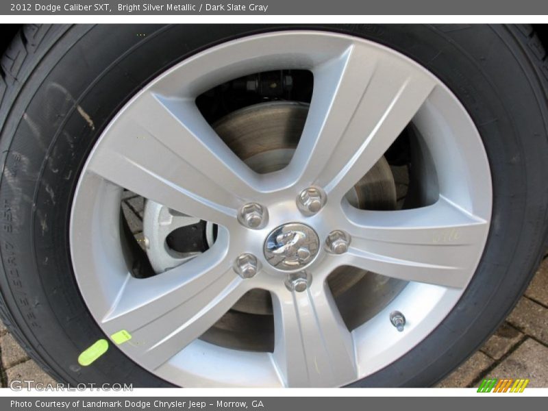Bright Silver Metallic / Dark Slate Gray 2012 Dodge Caliber SXT