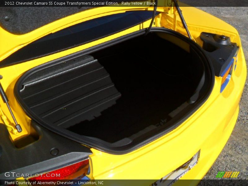  2012 Camaro SS Coupe Transformers Special Edition Trunk