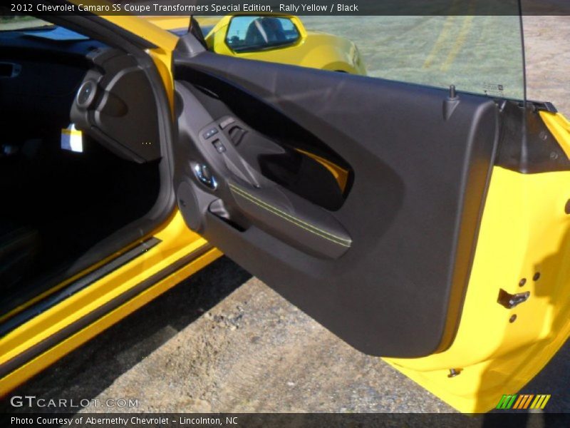 Door Panel of 2012 Camaro SS Coupe Transformers Special Edition