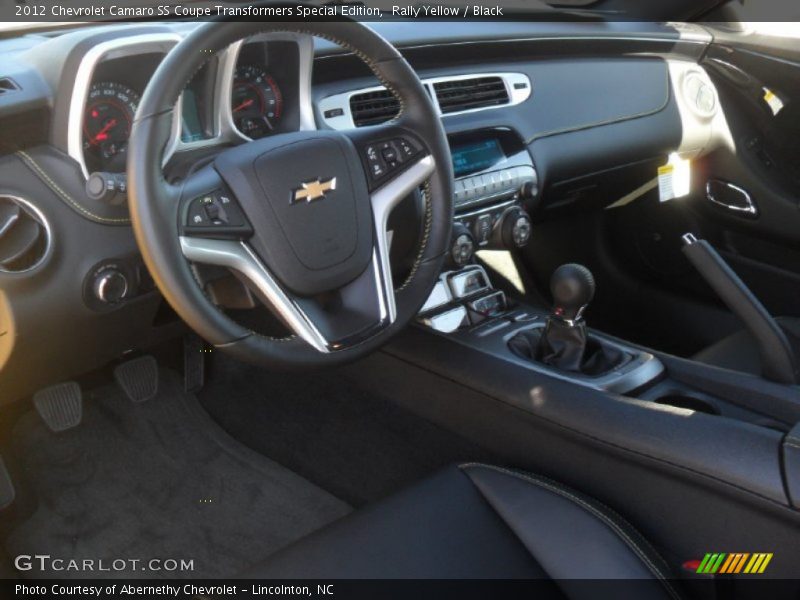 Black Interior - 2012 Camaro SS Coupe Transformers Special Edition 