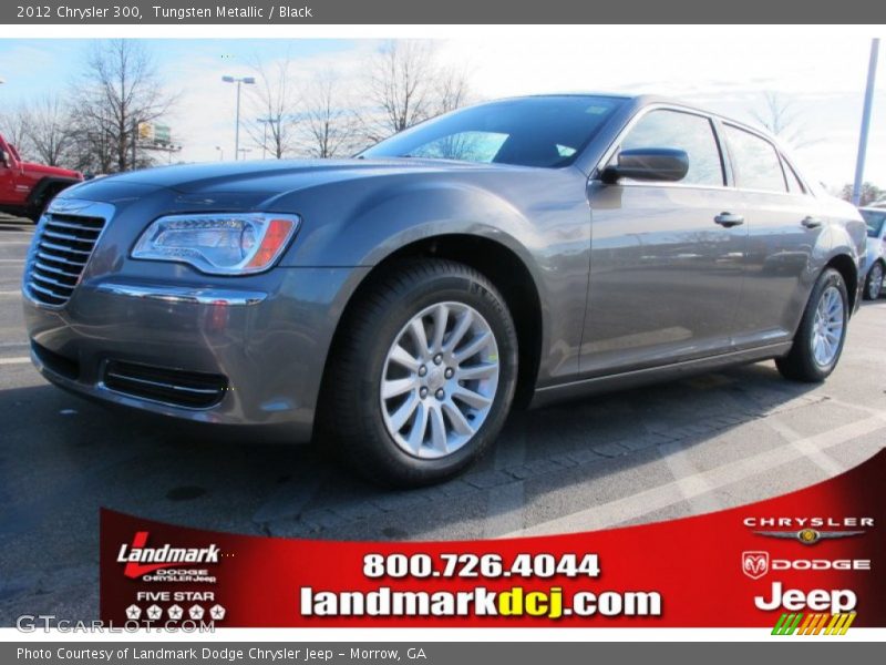 Tungsten Metallic / Black 2012 Chrysler 300