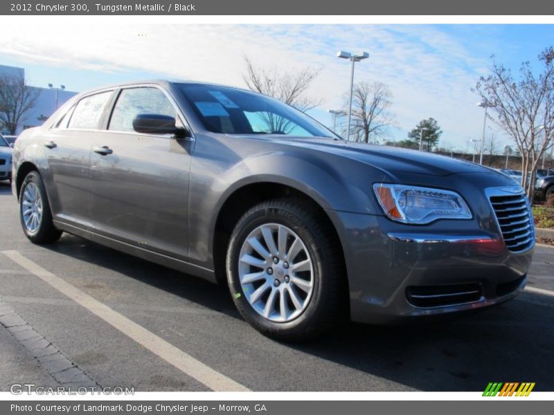 Tungsten Metallic / Black 2012 Chrysler 300