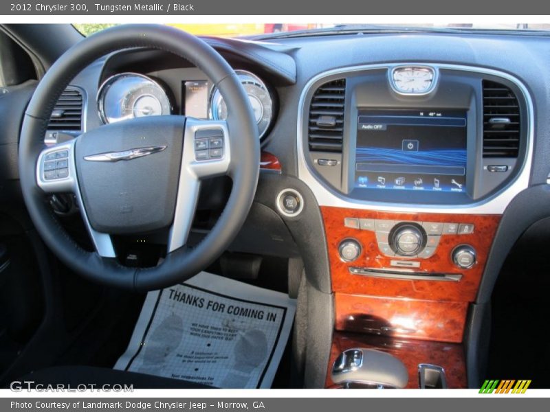 Tungsten Metallic / Black 2012 Chrysler 300