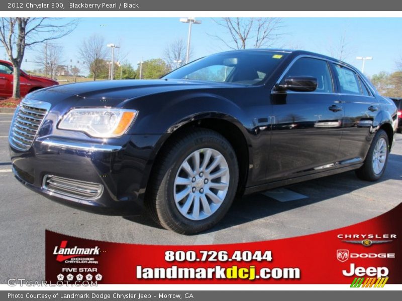 Blackberry Pearl / Black 2012 Chrysler 300