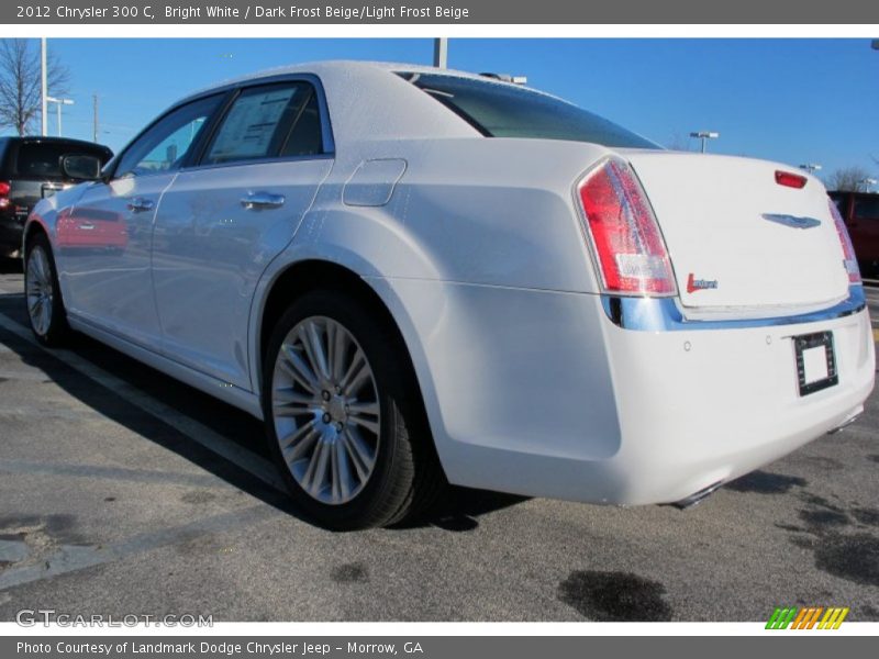 Bright White / Dark Frost Beige/Light Frost Beige 2012 Chrysler 300 C