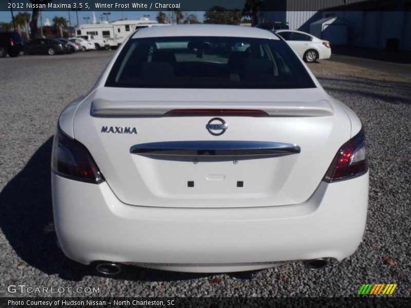 Winter Frost White / Charcoal 2012 Nissan Maxima 3.5 S