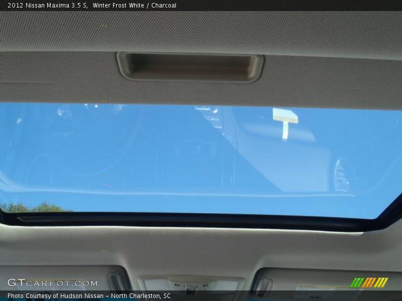 Winter Frost White / Charcoal 2012 Nissan Maxima 3.5 S