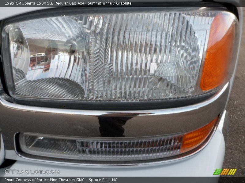 Summit White / Graphite 1999 GMC Sierra 1500 SLE Regular Cab 4x4