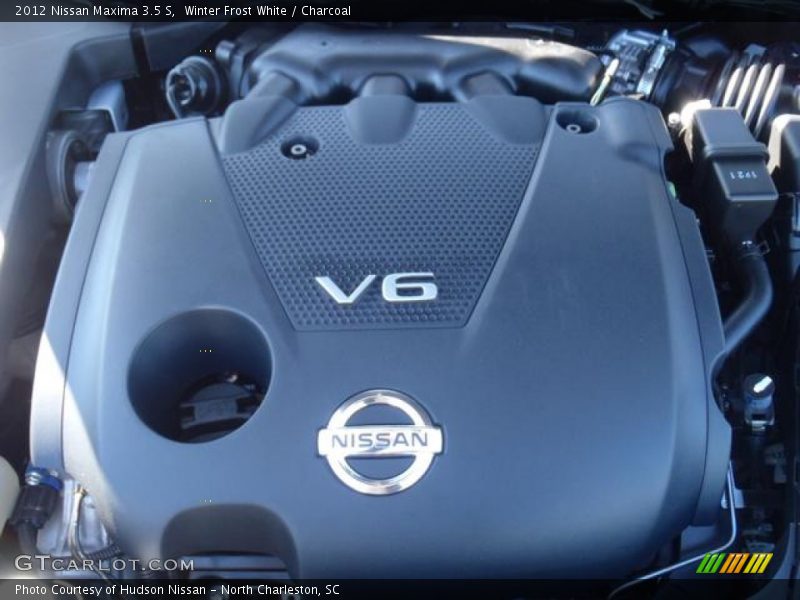 Winter Frost White / Charcoal 2012 Nissan Maxima 3.5 S