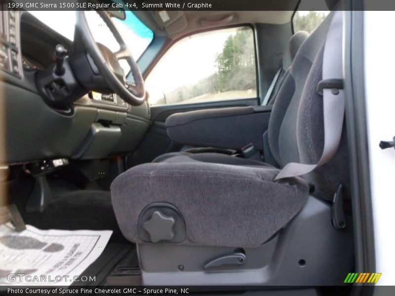 Summit White / Graphite 1999 GMC Sierra 1500 SLE Regular Cab 4x4