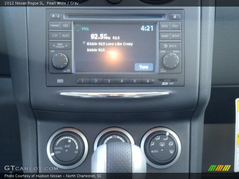 Pearl White / Gray 2012 Nissan Rogue SL