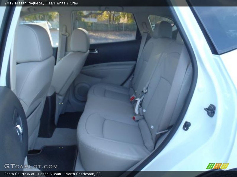 Pearl White / Gray 2012 Nissan Rogue SL