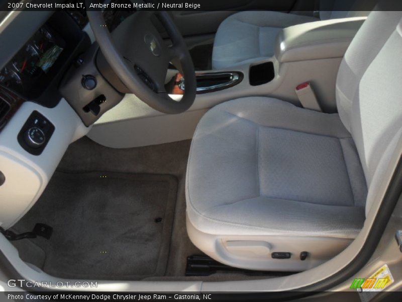 Amber Bronze Metallic / Neutral Beige 2007 Chevrolet Impala LT
