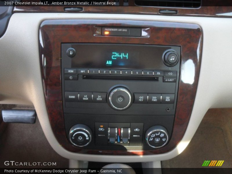 Amber Bronze Metallic / Neutral Beige 2007 Chevrolet Impala LT