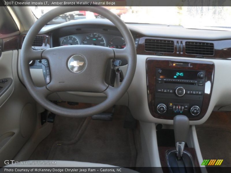Amber Bronze Metallic / Neutral Beige 2007 Chevrolet Impala LT