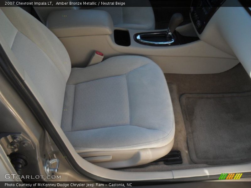 Amber Bronze Metallic / Neutral Beige 2007 Chevrolet Impala LT