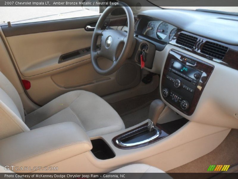 Amber Bronze Metallic / Neutral Beige 2007 Chevrolet Impala LT