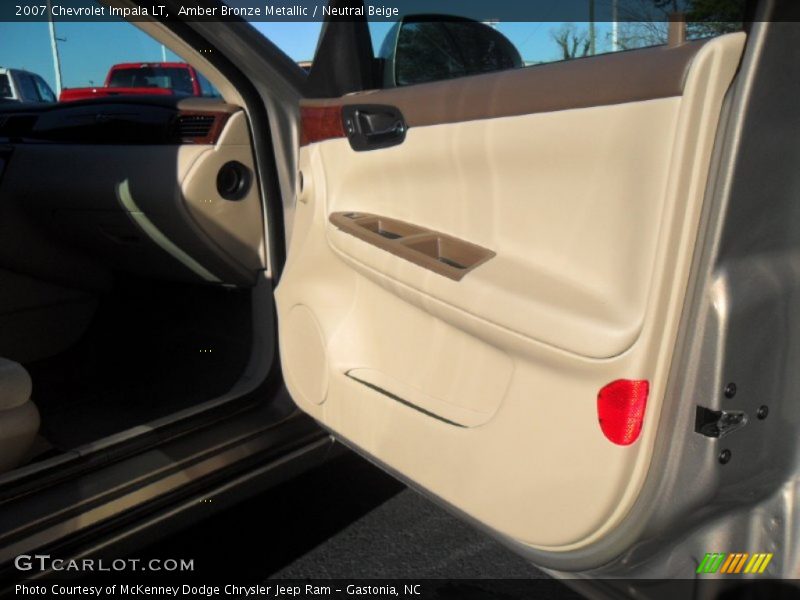 Amber Bronze Metallic / Neutral Beige 2007 Chevrolet Impala LT