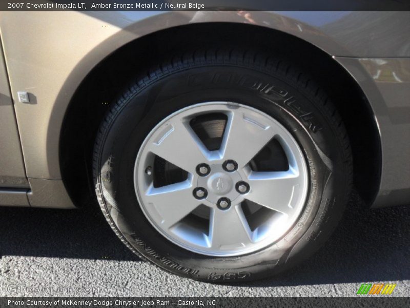 Amber Bronze Metallic / Neutral Beige 2007 Chevrolet Impala LT
