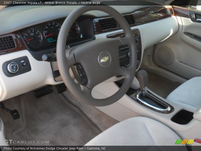 Amber Bronze Metallic / Neutral Beige 2007 Chevrolet Impala LT