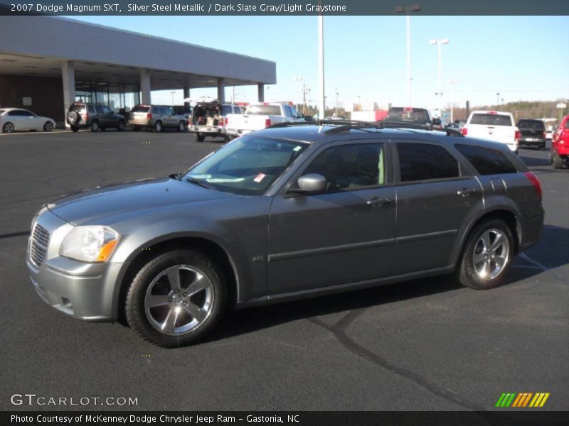 Silver Steel Metallic / Dark Slate Gray/Light Graystone 2007 Dodge Magnum SXT