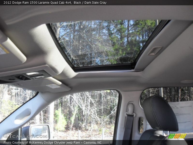 Sunroof of 2012 Ram 1500 Laramie Quad Cab 4x4