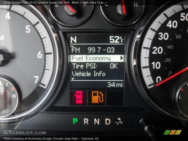 Black / Dark Slate Gray 2012 Dodge Ram 1500 Laramie Quad Cab 4x4