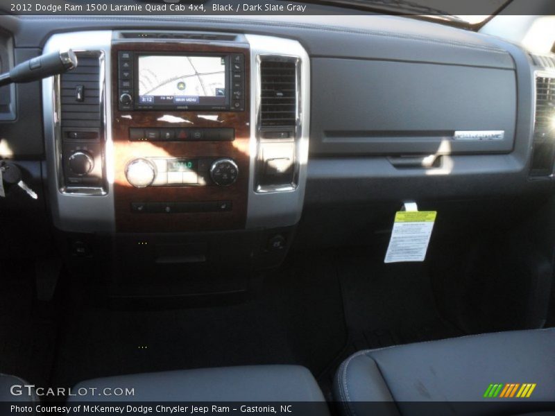 Black / Dark Slate Gray 2012 Dodge Ram 1500 Laramie Quad Cab 4x4