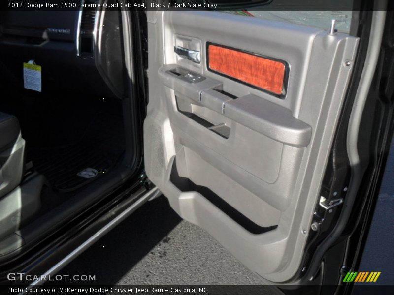 Black / Dark Slate Gray 2012 Dodge Ram 1500 Laramie Quad Cab 4x4