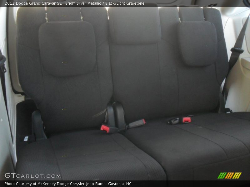 Bright Silver Metallic / Black/Light Graystone 2012 Dodge Grand Caravan SE