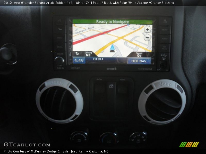 Navigation of 2012 Wrangler Sahara Arctic Edition 4x4