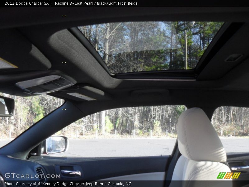 Sunroof of 2012 Charger SXT