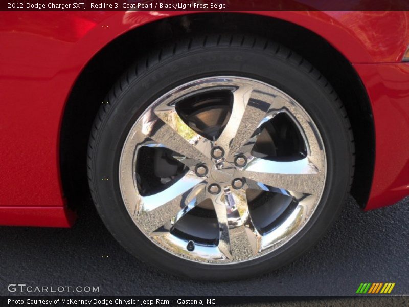 Redline 3-Coat Pearl / Black/Light Frost Beige 2012 Dodge Charger SXT