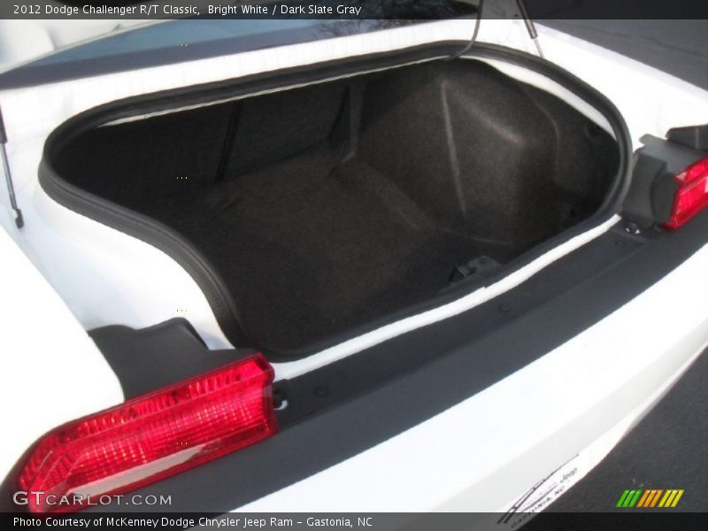 Bright White / Dark Slate Gray 2012 Dodge Challenger R/T Classic