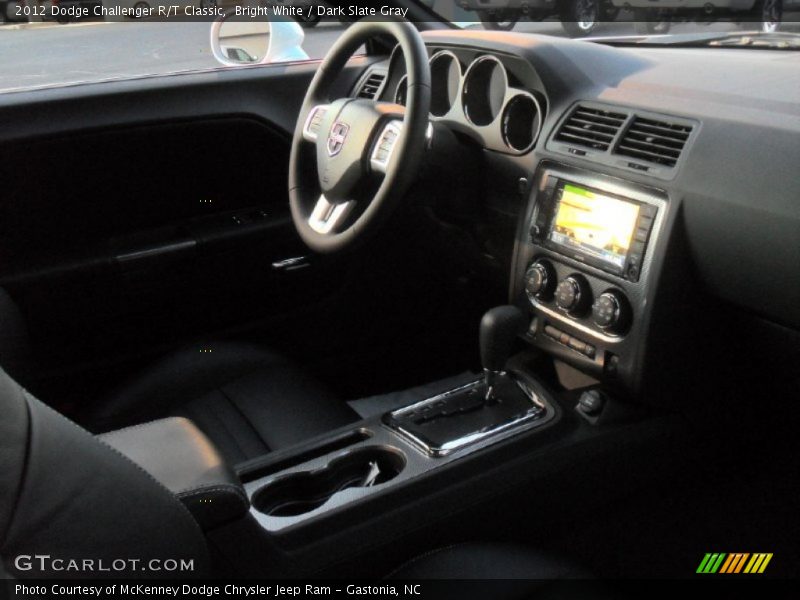 Bright White / Dark Slate Gray 2012 Dodge Challenger R/T Classic