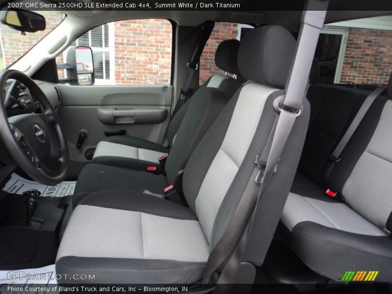  2007 Sierra 2500HD SLE Extended Cab 4x4 Dark Titanium Interior