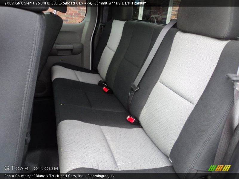 Summit White / Dark Titanium 2007 GMC Sierra 2500HD SLE Extended Cab 4x4